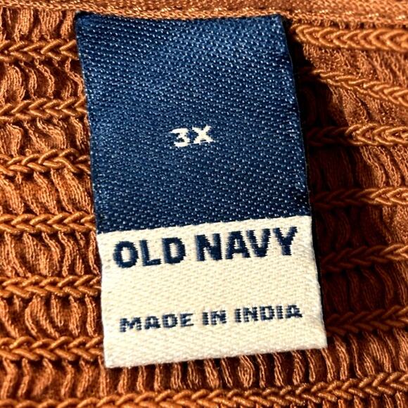 NWT Old Navy Smoked Midi Dress Women's Plus Size 3X Fit & Flare Clip Dot Design - Picture 9 of 16